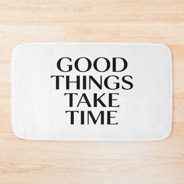 Item preview,  Good Things Take Time – Minimalist Motivational Quote Design designed and sold by DesertVibes Studio.