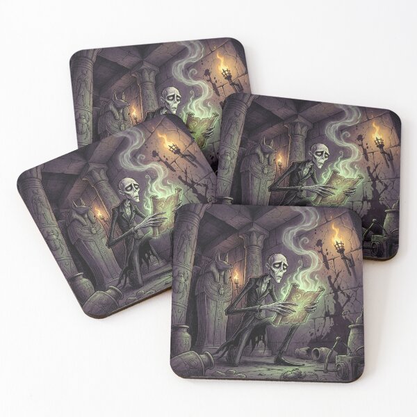 Item preview, The Scroll of the Undead Mummy Gothic illustration designed and sold by Vintage Designs +.