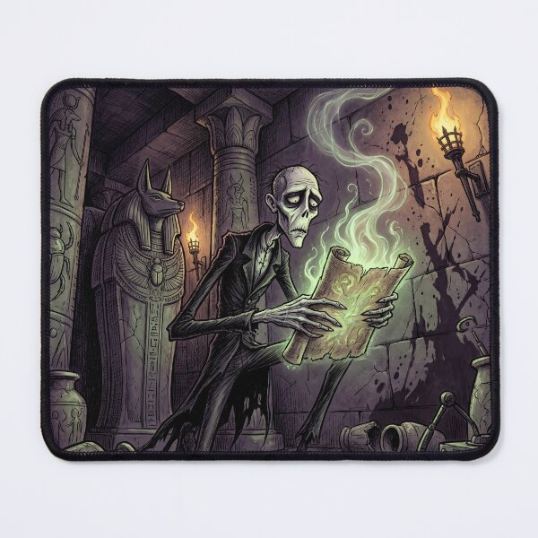 Item preview, The Scroll of the Undead Mummy Gothic illustration designed and sold by Vintage Designs +.