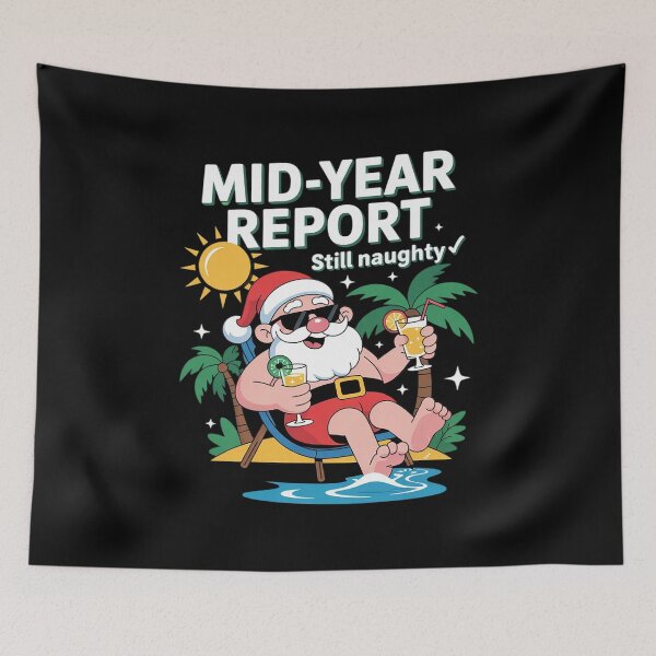 Item preview, Mid Year Report Still Naughty Christmas In July Santa X-mas1  designed and sold by RoyTill0Art.