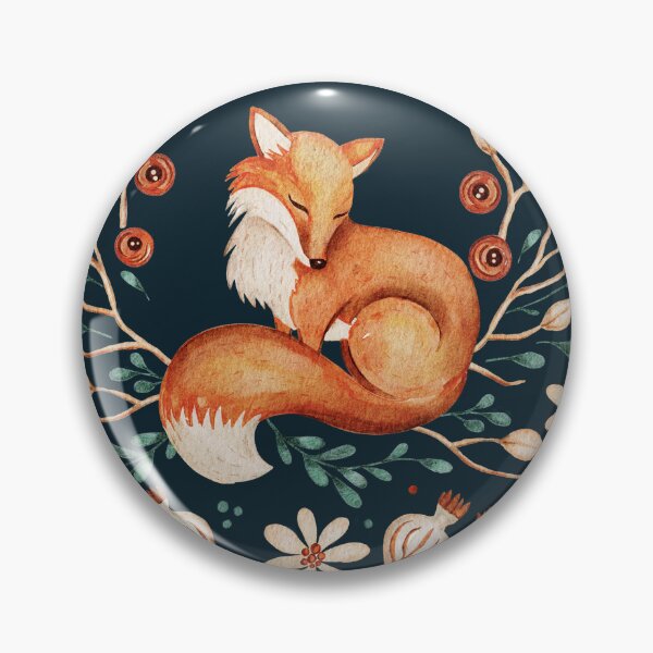 Item preview, forest sleeping fox classic tshirt designed and sold by anandsiva2703.