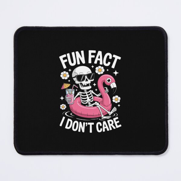 Item preview, Fun Fact I Don't Care Skeleton Sarcastic Adult Humor 4 designed and sold by dainegilbert.