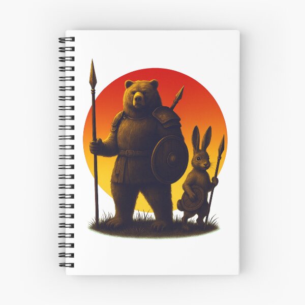 Item preview, Bear and Rabbit Warriors – Fantasy Animal Companions designed and sold by the-dovlat.
