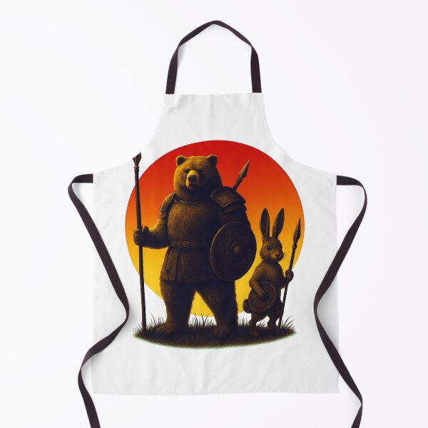 Item preview, Bear and Rabbit Warriors – Fantasy Animal Companions designed and sold by the-dovlat.