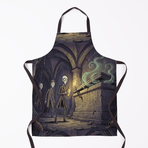 Item preview, Returning the Jar to the Undead Mummy Gothic illustration designed and sold by Vintage Designs +.