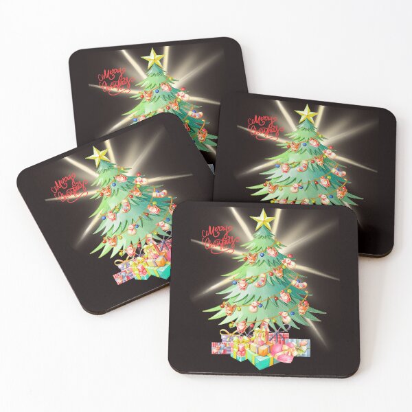 Item preview, Merry Christmas With The Christmas Tree And Gifts. designed and sold by Dinasshop.
