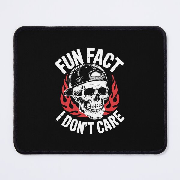 Item preview, Fun Fact I Don't Care Skeleton Sarcastic Adult Humor4 designed and sold by dainegilbert.