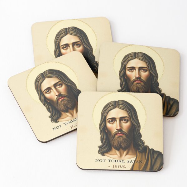 Item preview, NOT TODAY, SATAN - JESUS 3 designed and sold by InFaithWeTrust.