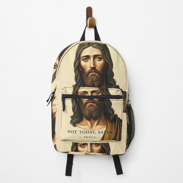 Item preview, NOT TODAY, SATAN - JESUS 3 designed and sold by InFaithWeTrust.