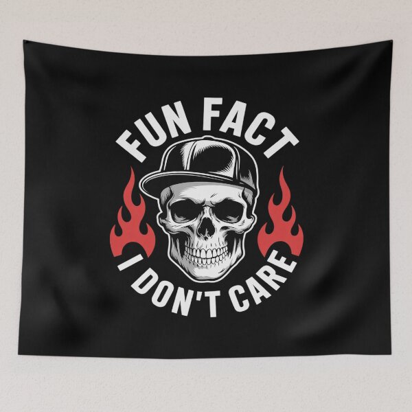 Item preview, Fun Fact I Don't Care Skeleton Sarcastic Adult Humor11  designed and sold by Belkisallen.