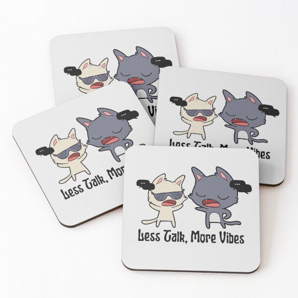 Item preview, Less Talk More Vibes - Funny Introvert Cat Lovers T-Shirt designed and sold by ConfuseLab Shop.