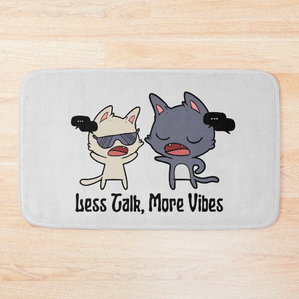 Item preview, Less Talk More Vibes - Funny Introvert Cat Lovers T-Shirt designed and sold by ConfuseLab Alt.