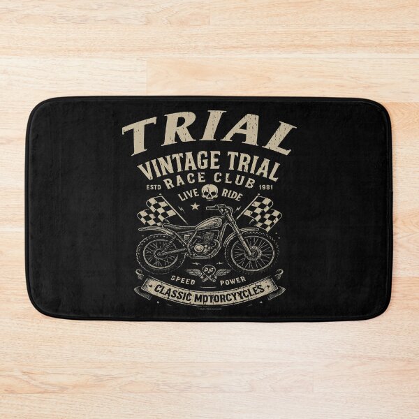 Item preview, VINTAGE TRIAL MOTORCYCLE RACING CLUB motorsports motorcycle rider trial rider motorcycle trials  designed and sold by Jt41.