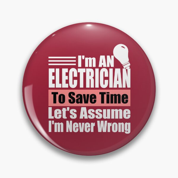 Item preview, Expert Electrician Wisdom: Funny Wiring Technician Slogan | Best Novelty Gift for Lineman Dad, Mom & Tradesman designed and sold by karibov.
