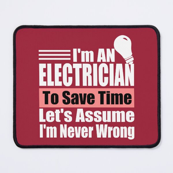 Item preview, Expert Electrician Wisdom: Funny Wiring Technician Slogan | Best Novelty Gift for Lineman Dad, Mom & Tradesman designed and sold by karibov.