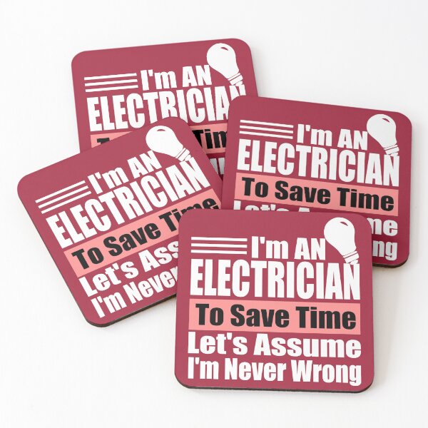 Item preview, Expert Electrician Wisdom: Funny Wiring Technician Slogan | Best Novelty Gift for Lineman Dad, Mom & Tradesman designed and sold by karibov.
