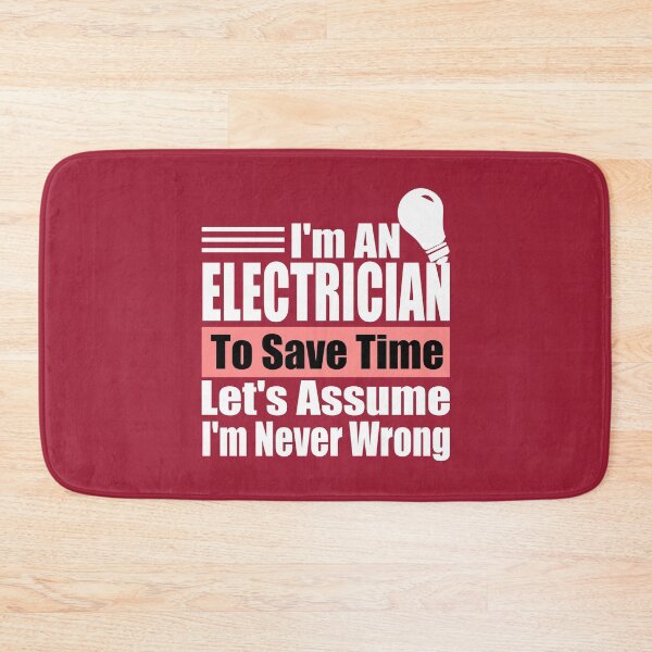 Item preview, Expert Electrician Wisdom: Funny Wiring Technician Slogan | Best Novelty Gift for Lineman Dad, Mom & Tradesman designed and sold by karibov.