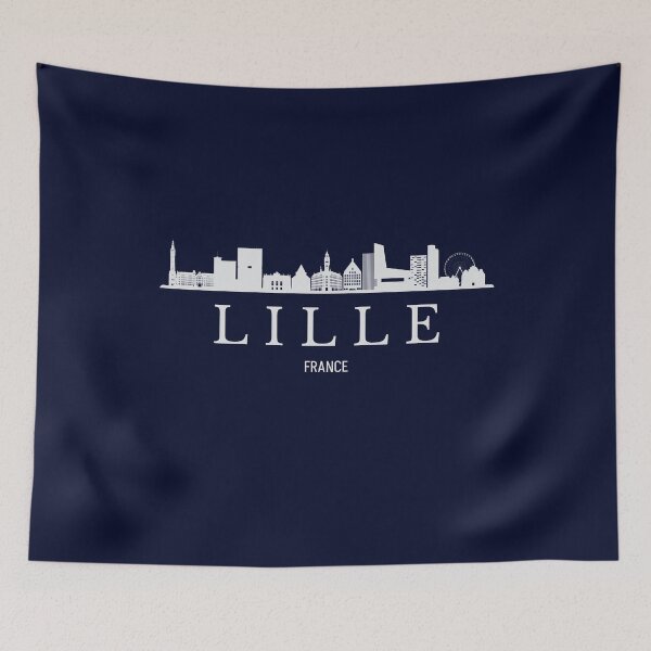 Item preview, Lille skyline, Lille France designed and sold by Dressyourflag.