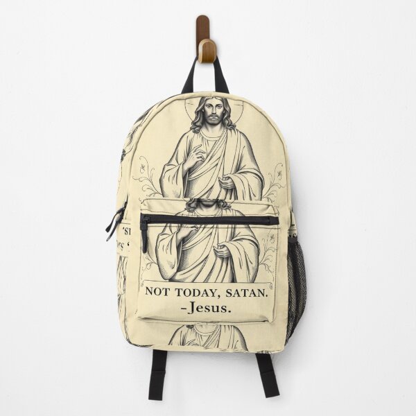 Item preview, NOT TODAY, SATAN - JESUS 4 designed and sold by InFaithWeTrust.