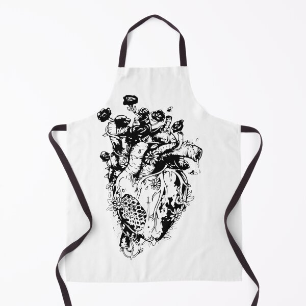 Item preview, Black Heart Aesthetic – Minimal Dark Love Design” designed and sold by Fouziaart08.
