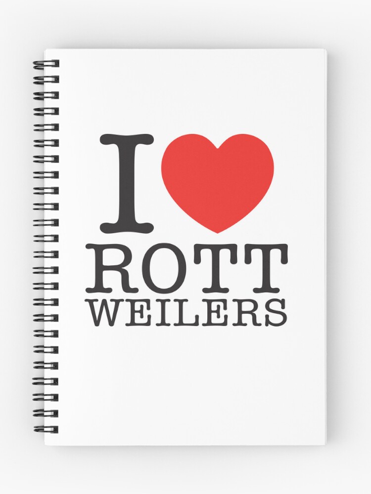 Thumbnail 1 of 3, Journal, I Love Rottweilers designed and sold by shitpostee.