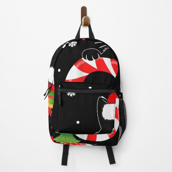 Item preview, Cute Black Cat Holding 67 Candy Cane Santa Christmas Countdown designed and sold by Taniyah Gomes.