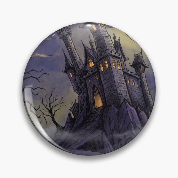 Item preview, Orlok Castle the residence of Nosferatu Gothic illustration designed and sold by Vintage Designs +.