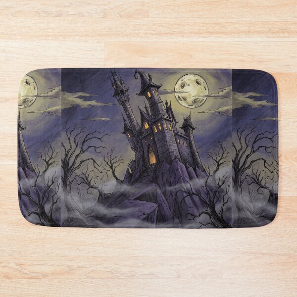 Item preview, Orlok Castle the residence of Nosferatu Gothic illustration designed and sold by Vintage Designs +.