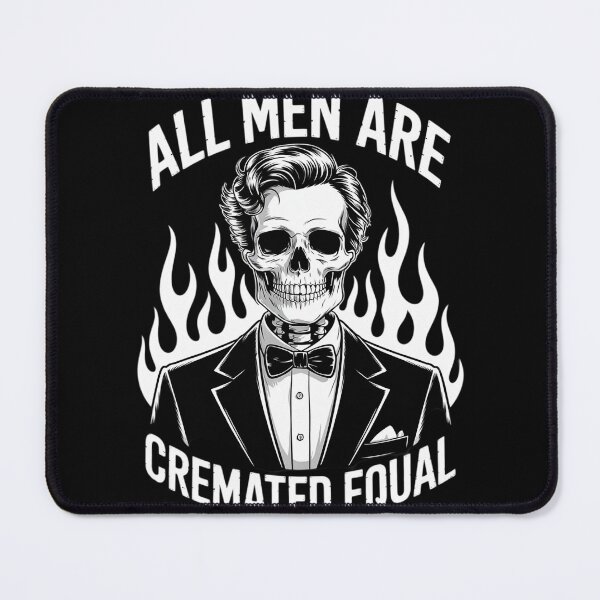 Item preview, Halloween Skeleton All Men Are Cremated Equal designed and sold by Belkisallen.