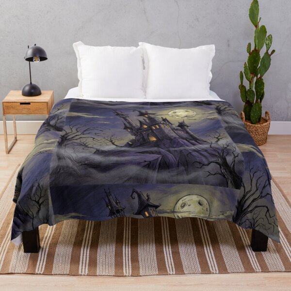 Item preview, Orlok Castle the residence of Nosferatu Gothic illustration designed and sold by Vintage Designs +.