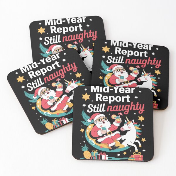 Item preview, Mid Year Report Still Naughty Funny Christmas In July Santa 28  designed and sold by RoyTill0Art.
