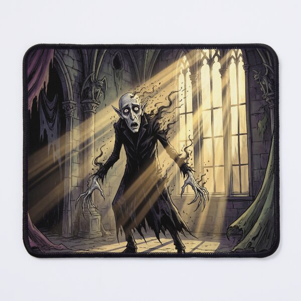 Item preview, Orlok is scorched by the sun in Nosferatu Gothic illustration designed and sold by Vintage Designs +.