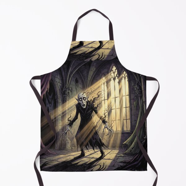 Item preview,  Orlok is scorched by the sun in Nosferatu Gothic illustration designed and sold by Vintage Designs +.