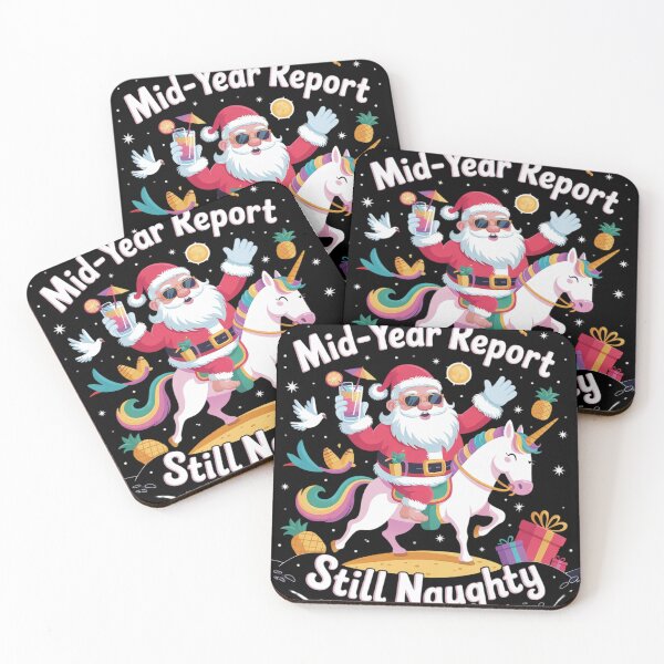 Item preview, Mid Year Report Still Naughty Funny Christmas In July Santa  designed and sold by RoyTill0Art.