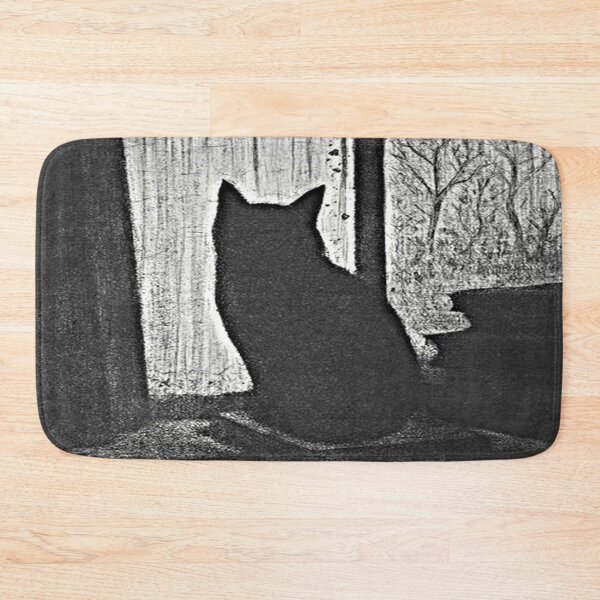 Item preview, Nevinson’s The Cat – Vintage Etching Print designed and sold by goldcov.