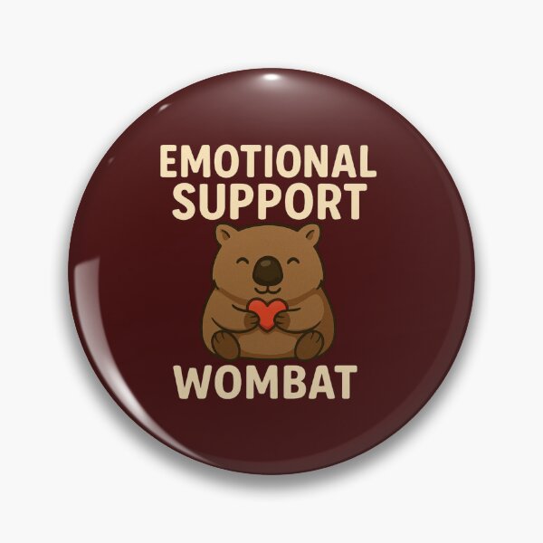 Item preview, Emotional Support Wombat – Cute Aussie Wildlife Design designed and sold by TroyTheTerrific.
