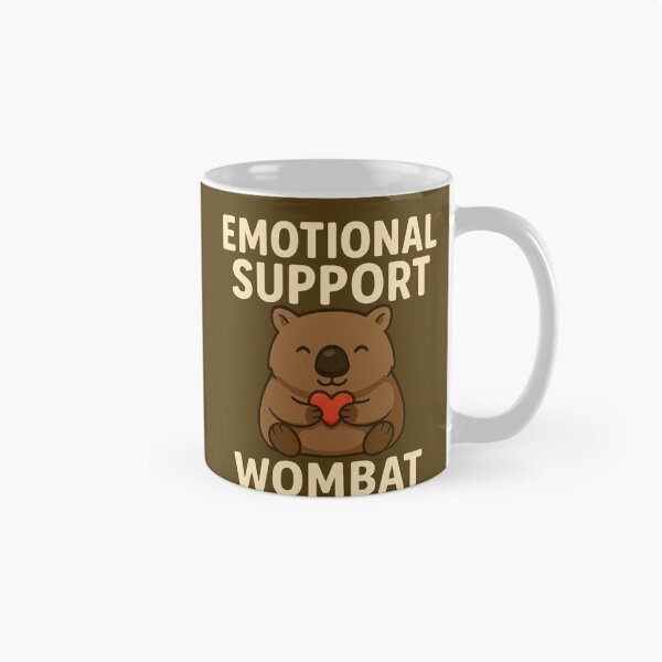 Item preview, Emotional Support Wombat – Cute Aussie Wildlife Design designed and sold by TroyTheTerrific.