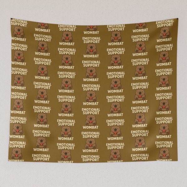 Item preview, Emotional Support Wombat – Cute Aussie Wildlife Design designed and sold by TroyTheTerrific.