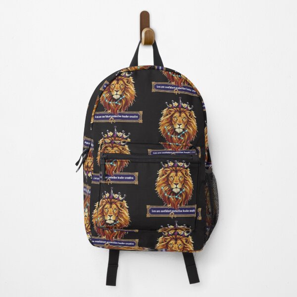 Item preview, Majestic Leo Zodiac Sign – Lion Crown Illustration designed and sold by DroolWorthyUS.