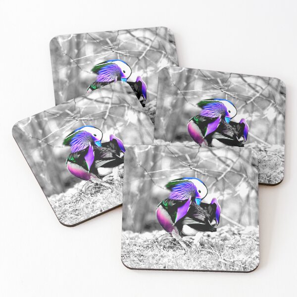 Item preview, Mandarin Duck – Harmonious Colors / Swiss Artwork Photography designed and sold by Raphael Wolf.