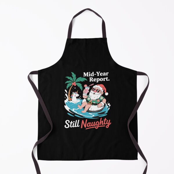 Item preview, Mid Year Report Still Naughty Funny Christmas In July Santa3 designed and sold by RoyTill0Art.