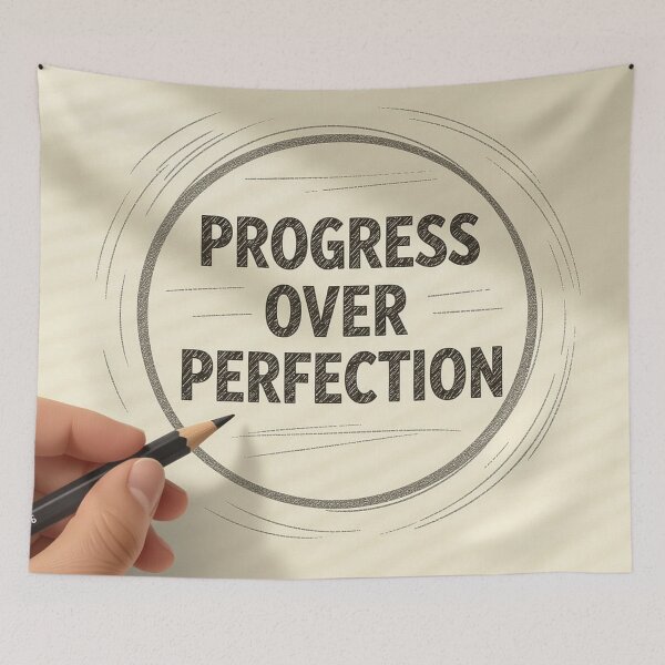 Item preview, Progress Over Perfection designed and sold by xArchGoDx.