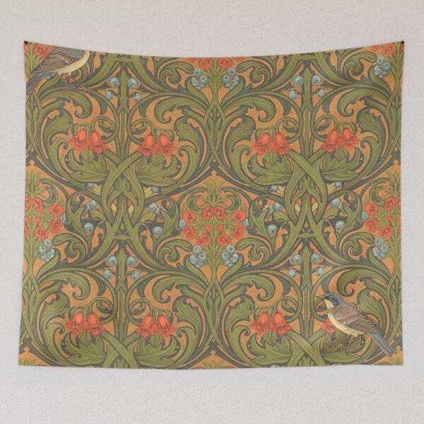 Item preview, William Morris Strawberry Thief designed and sold by maniacfitness.