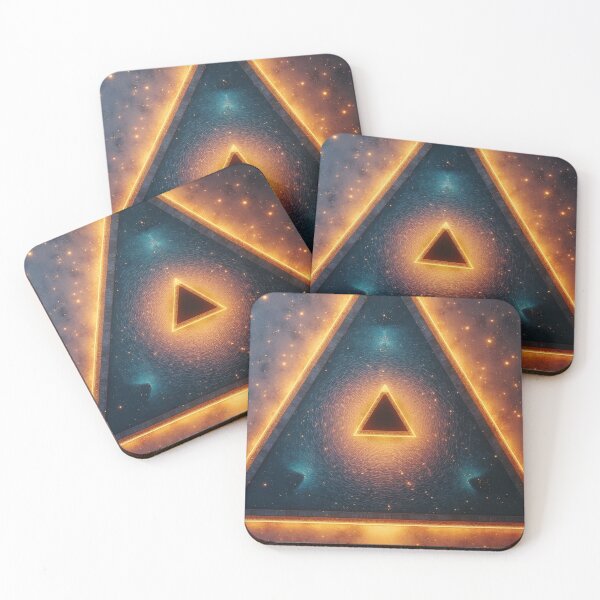 Item preview, A luminous triangular gateway to another world designed and sold by Mianku | Für das Leben.