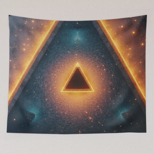 Item preview, A luminous triangular gateway to another world designed and sold by Mianku | Für das Leben.