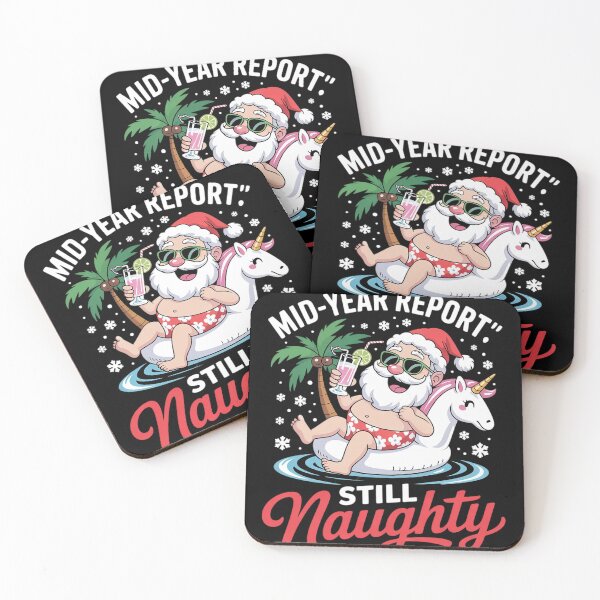 Item preview, Mid Year Report Still Naughty Funny Christmas In July Santa4  designed and sold by RoyTill0Art.