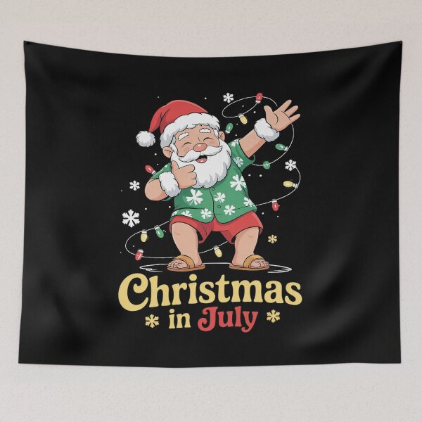 Item preview, Dabbing Santa Christmas In July  designed and sold by RuthGAArt.
