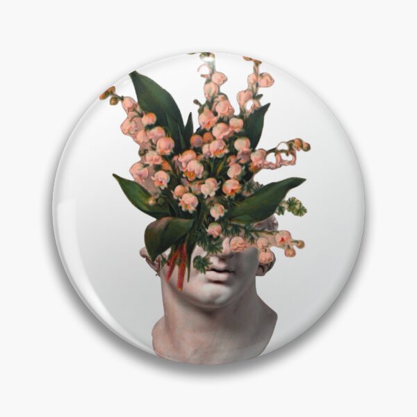 Item preview, flowers bloom from a statue designed and sold by matchalattextrafoam.