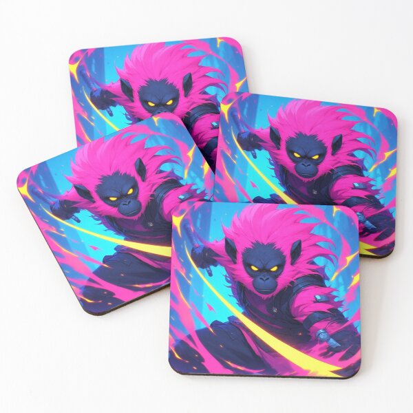 Item preview, Pink Ninja Monkey designed and sold by SweetRossel.