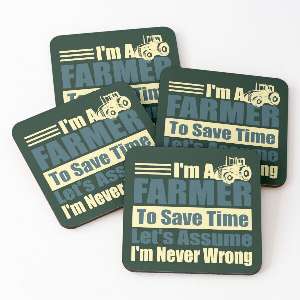 Item preview, Funny Farmer Quote – “I’m a Farmer, Let’s Assume I’m Never Wrong” – Agriculturist Gift Idea designed and sold by karibov.